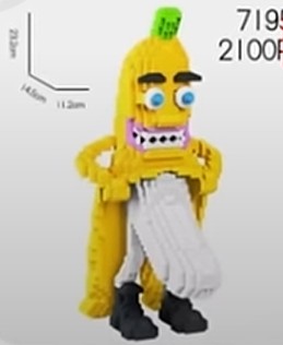 Create meme: toy constructor, banana constructor, mini constructor