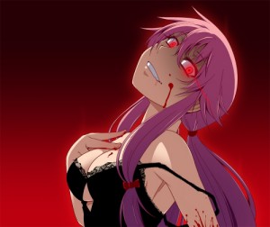 Создать мем: mirai nikki yuno gasai, Юно гасай, future diary