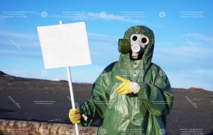 Создать мем: экология противогаз, эколог, человек в костюме химзащиты