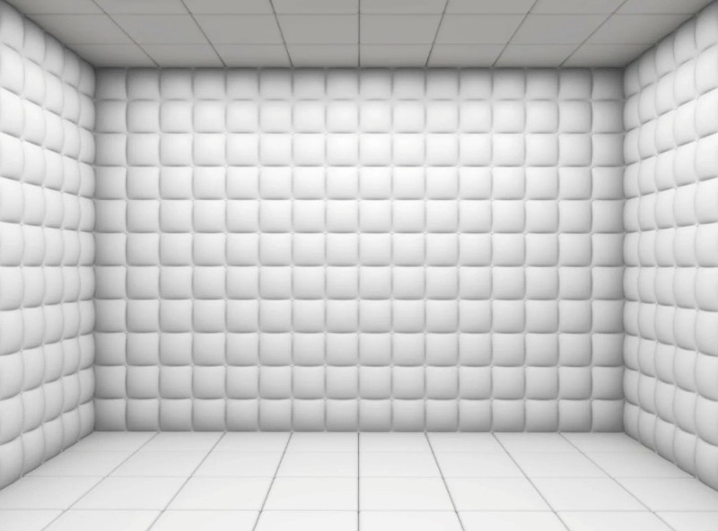 Create meme: soft room, a room with soft walls, an empty white room