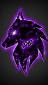 Create meme: wolf purple, wolf neon