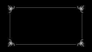 Создать мем: рамка для текста на черном фоне, виньетка немое кино, черный фон с рамкой