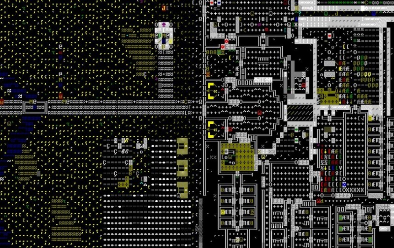 Создать мем: dwarf fortress 2002, дварф фортрес, dwarf fortress ascii