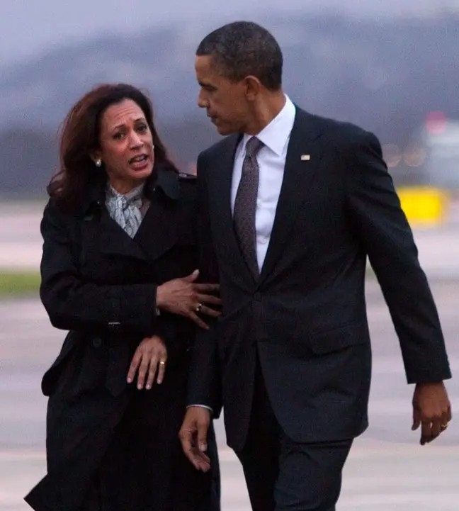 Create meme: Kamala Harris and Barack Obama, kamala harris, Barack Obama's daughters