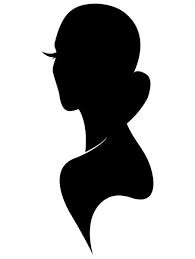 Create meme: silhouette, silhouette of a girl, female silhouette