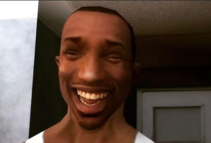 Создать мем: сиджей гта, carl johnson, сиджей из гта