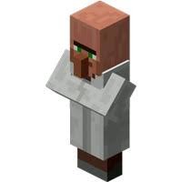 Create meme: resident in minecraft, a small resident from minecraft, minecraft 