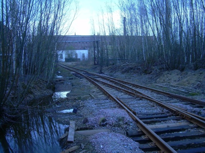 Create meme: an abandoned narrow gauge railway, abandoned railway, Khrapunovo narrow gauge railway
