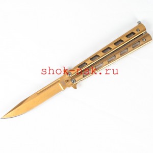 Create meme: gold butterfly knife, knife balisong 585, balisong