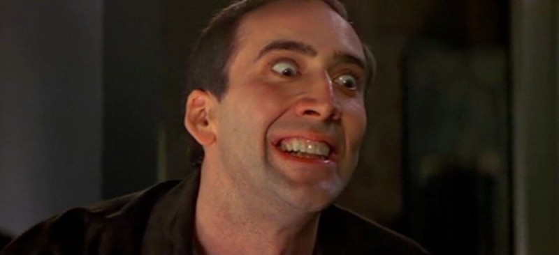 Create meme: Cage Nicholas, meme Nicolas cage , Without a face, Nicolas Cage