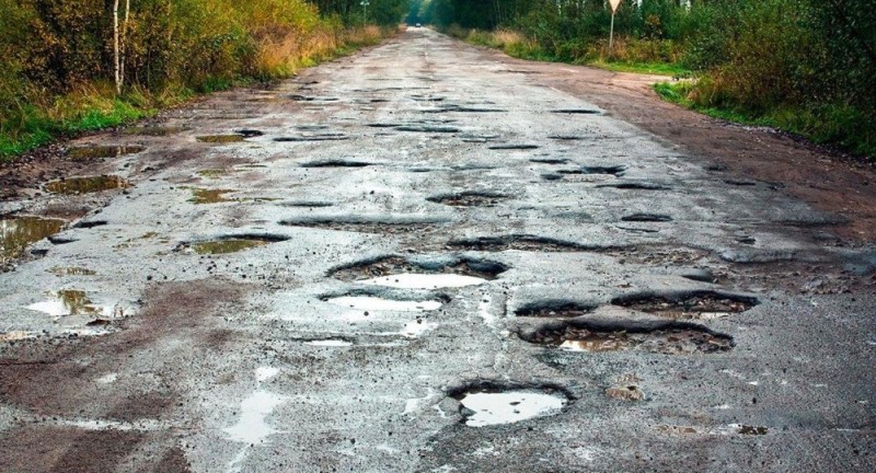 Create meme: bad roads , bad roads of karelia, roads in Russia