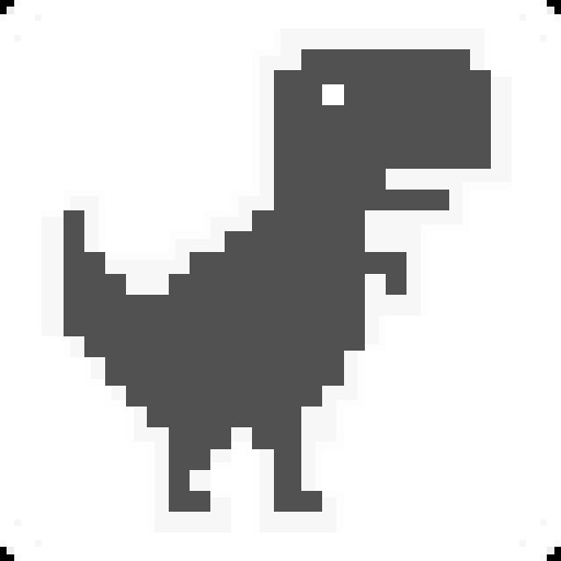 Create meme: dinosaur game, The dinosaur from Google, google dinosaur