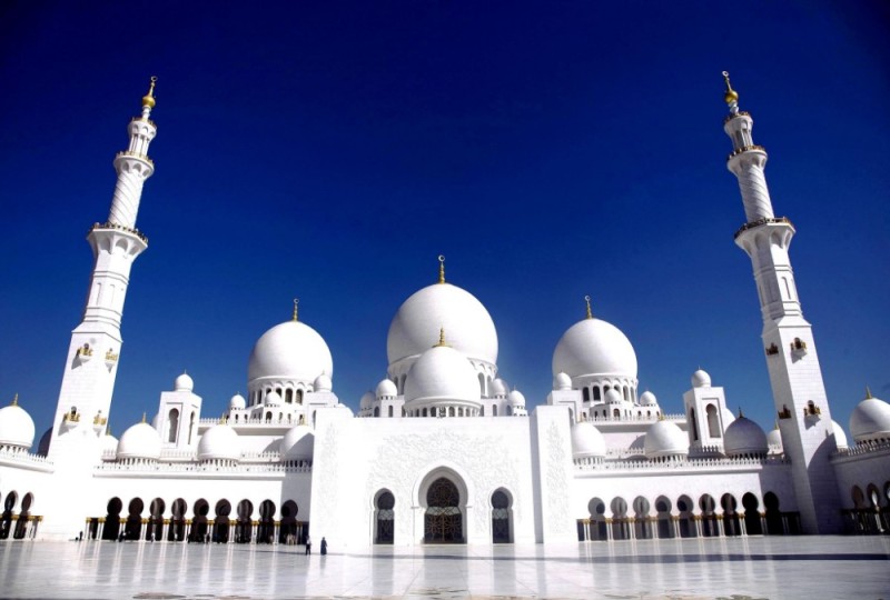 Create meme: the Sheikh Zayed Grand mosque, United Arab Emirates, abu dhabi sheikh mosque, The White Mosque of Abu Dhabi