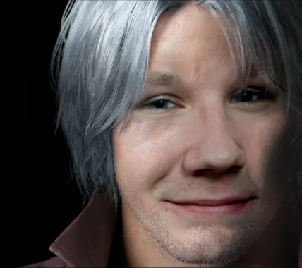 Create meme: Dante's face, devil may cry 1, Vergil dmc 5