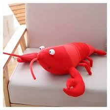 Create meme: soft toy pillow, toy pillow, red lobster