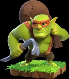 Create meme: Goblin from clash of clans, clash of clans