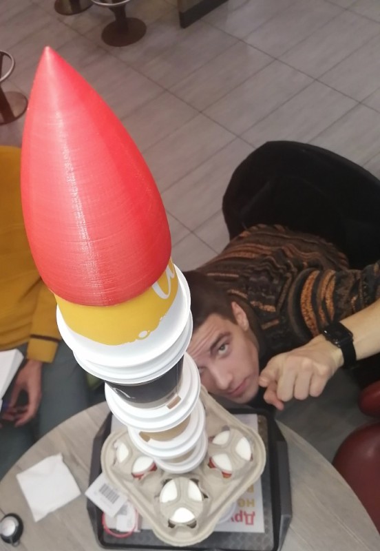 Create meme: rocket cake, rocket layout, inflatable rocket