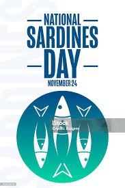 Создать мем: sardines day, national catfish day, всемирный день тунца