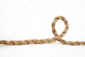 Create meme: white background, loop, rope