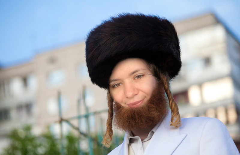 Create meme: the Jewish hat of streiml, jewish headdress, jewish hats