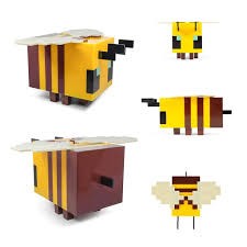 Create meme: minecraft bee, the bee from minecraft sweep, bee from minecraft