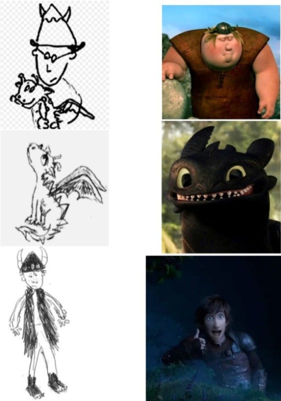 Create meme: hiccup and toothless, dragon toothless, Toothless and Hiccup and Astrid