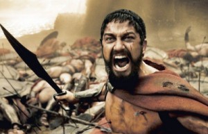 Создать мем: мем это спарта, спартанец, this is sparta