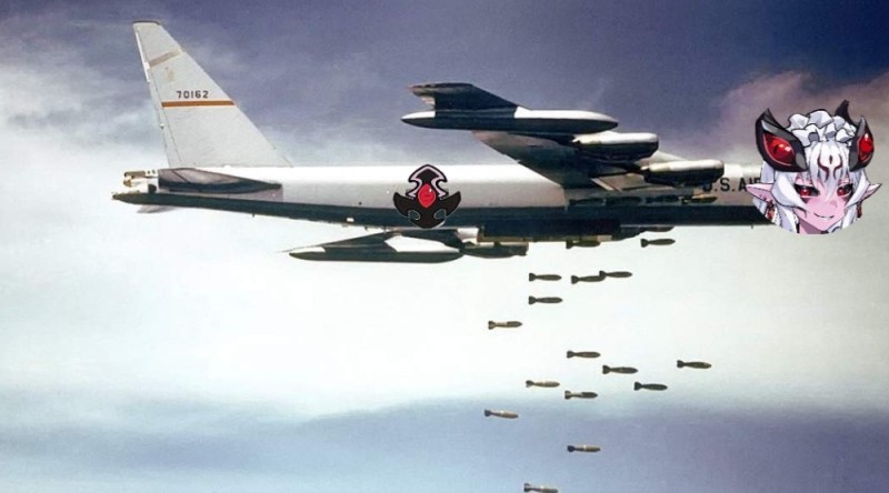 Create meme: B 52 bomber, B-52 bomber in Vietnam, The B 52 bomber