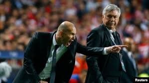 Create meme: Zidane Juventus coach, Zidane Zinedine Yazid, Carlo Ancelotti and Zidane