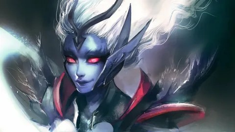 Создать мем: венджефул спирит, vengeful spirit, венга дота 2