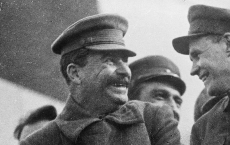 Create meme: Joseph Stalin , Stalin Stalin is smiling, photo of Stalin