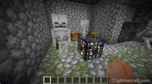 Создать мем: моды для майнкрафт, спавнер скелетов в майнкрафт, minecraft