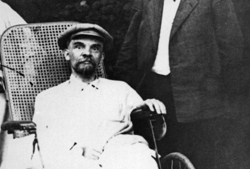 Create meme: Vladimir Ilyich Ulyanov Lenin , the sick Lenin, the last photo of Lenin