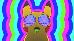 Create meme: Picture, freaky Pikachu, trippy