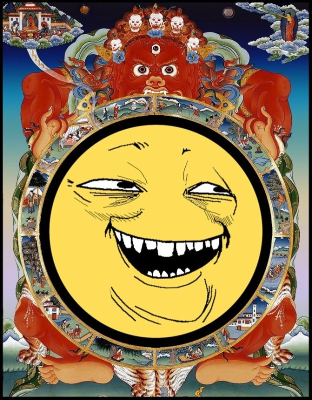 Create meme: yoba , Samsara samsara Buddhism, yoba face