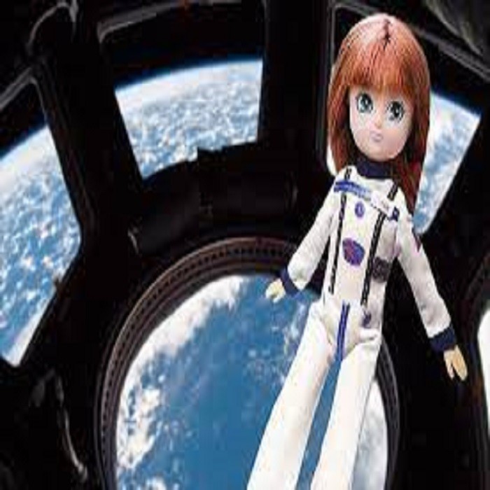 Create meme: dolls space, barbie cosmonaut doll, the international space station 