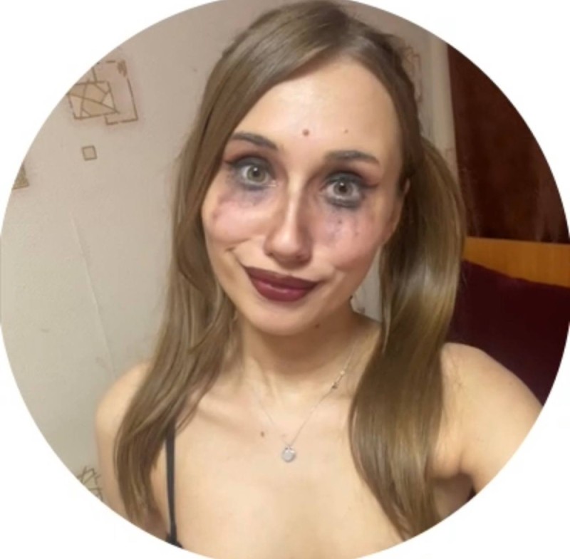 Create meme: girl , people, Halloween makeup