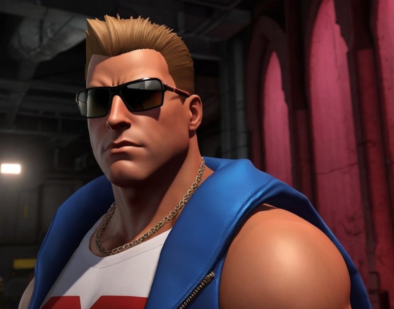 Create meme: Duke Nukem, Duke nyukem character, duke nukem