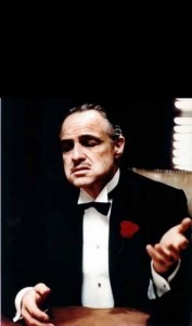 Create meme: you're asking for without respect, Don Corleone, meme godfather without respect
