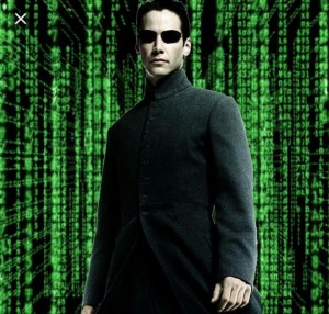 Create meme: neo matrix top view, The Matrix Reloaded, the matrix Keanu
