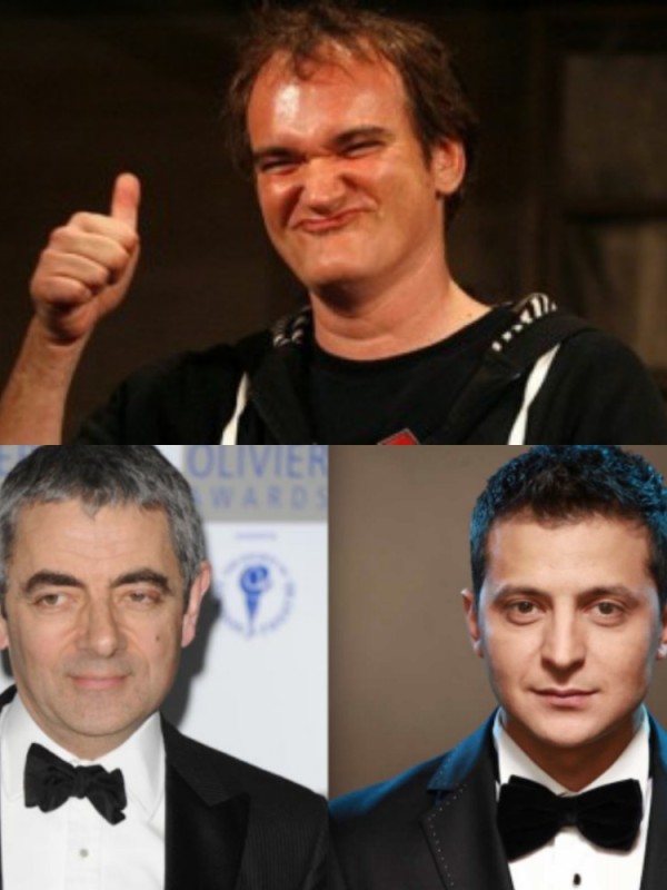 Create meme: day buhogo Tarantino , Mr. bean , Rowan Atkinson 