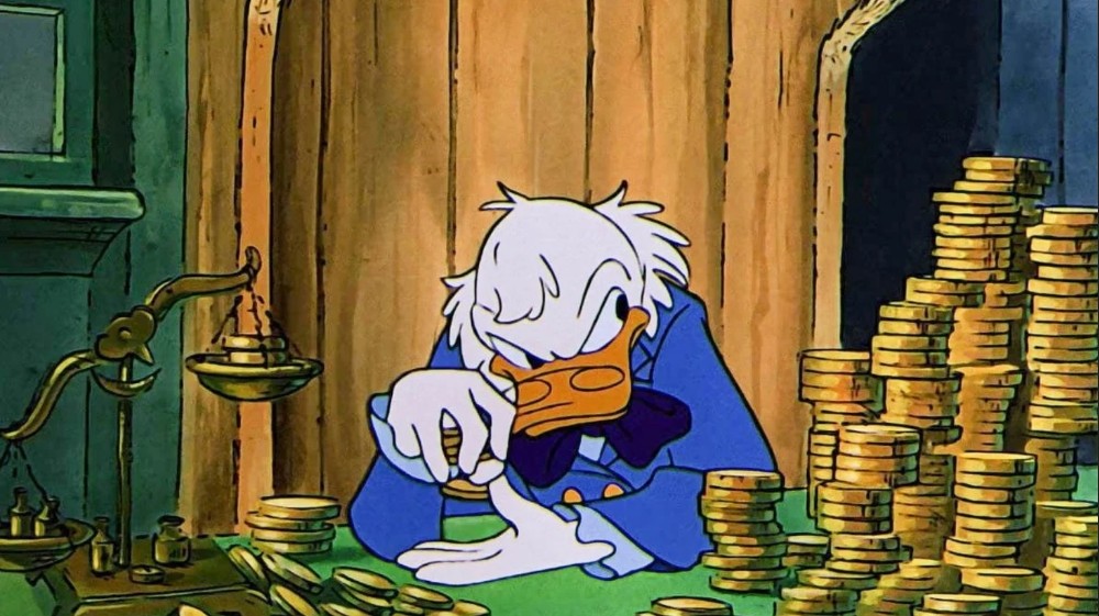 Create Meme Scrooge Mcduck Characters Scrooge Mcduck Is Counting