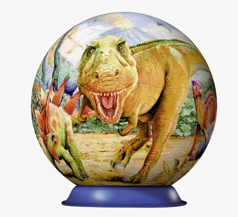 Create meme: Ravensburger balloon puzzle, dinosaur ball, Ravensburger dinosaurs