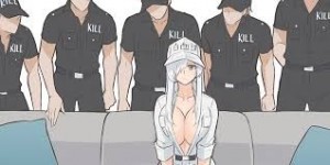 Создать мем: hataraku saibou u-1146 and t killer, ретро аниме полиция, аниме
