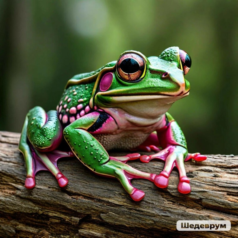 Create meme: red - eyed tree frog, The tree frog, A beautiful frog