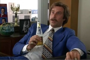 Создать мем: anchorman the legend of ron burgundy, that escalated quickly мем, anchorman