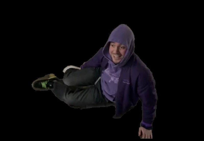 Create meme: purple balaclava, hood, fleece balaclava