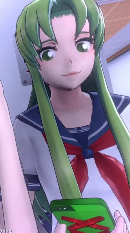 Create meme: simulator andere, Midori yandere simulator, yandera simulator