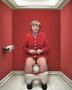 Create meme: Angela Merkel, tuvalet, angela merkel