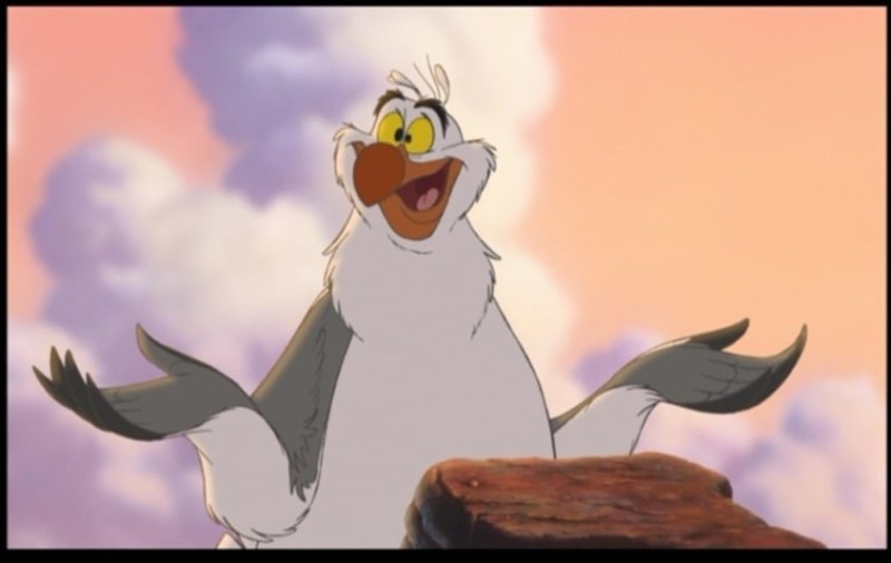 Create meme: scuttle, Scuttle the little mermaid, The little mermaid seagull scuttle